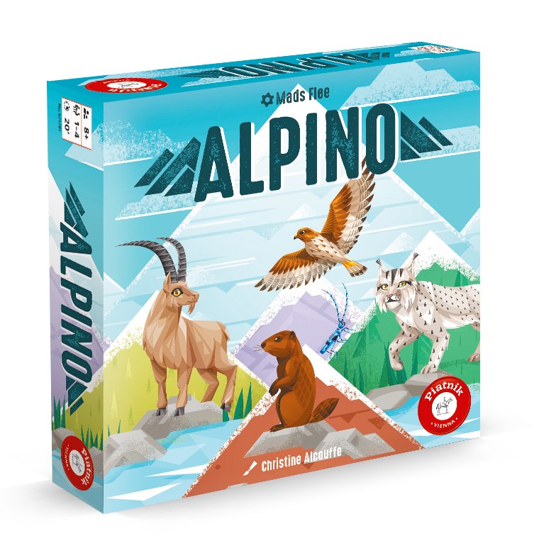 Alpino: Tierisches Plättchen-Legespiel mitten in den Alpen