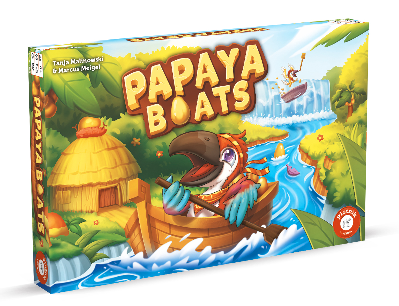 Fruchtig-süßes Kinderspiel: Papaya Boats